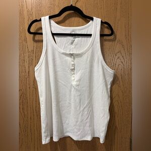 SO Women's White Tank Top